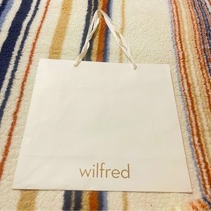 Wilfred, paper gift / shopping bag. New